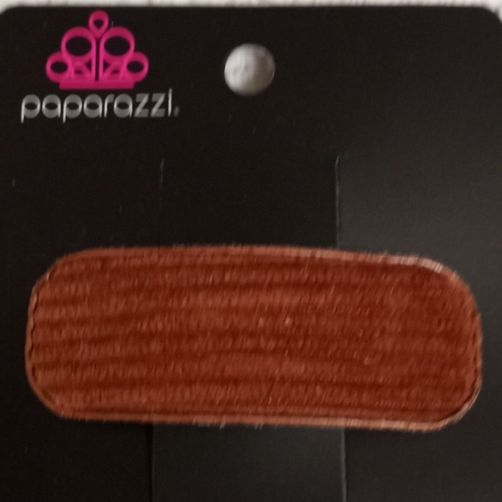 Corduroy Couture Brown Hair Clip